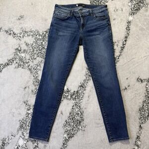 Kut From The Kloth Jeans Womens Size 12 Blue Toothpick Skinny‎ Cotton Blend Slim